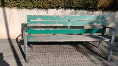 Estado de uno de los bancos.
