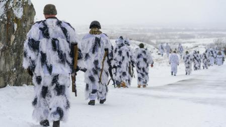 Militares en Ucrania
