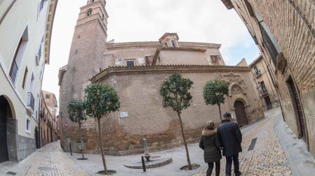 Una imagen de la fachada del edificio de San Nicolás, ubicado en pleno Casco Antiguo de la capital ribera
