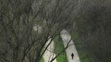 Paseo del Arga, en Burlada