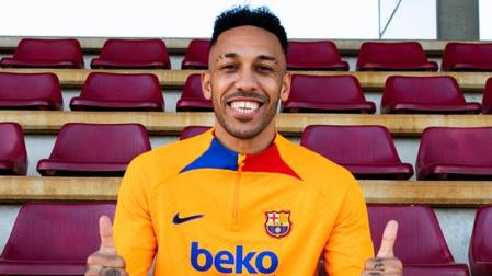 Imagen del delantero publicada por el F.C. Barcelona en redes sociales