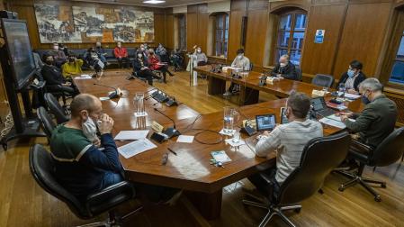 Pleno celebrado este jueves por el Ayuntamiento de Estella