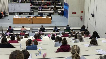 Imágenes de los aspirantes para las 424 plazas de la OPE de enfermería en la UPNA