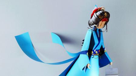 La figura de Madame Butterfly, de la ópera de Puccini del mismo nombre, creada por Mila García