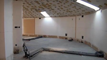 Las obras en el Palacio de Navarra han sacado a la luz elementos originales del edificio como la estructura de la cubierta. Financiadas con Fondos Europeos, pretenden convertir la sede principal del Gobierno "en un espacio eficiente y sostenible que reduzca en un tercio su consumo energético".