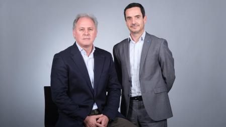 José Javier Armendáriz, presidente y CEO de Clave; Santiago Lozano, director de fondos de Tech Transfer de Clave