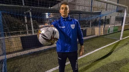 Petr Kudakovskiy llegó para defender la portería del Izarra el pasado mes de enero