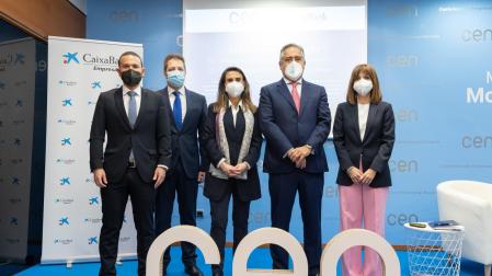 Antonio Montilla, Álvaro Palomares, Isabel Moreno, Juan Miguel Sucunz y María Jesús Valdemoros