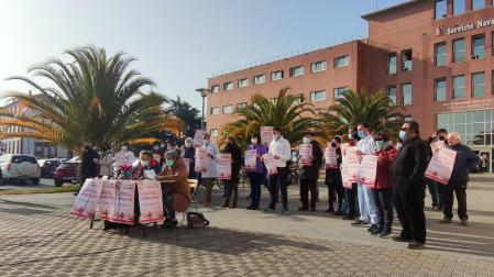 Rueda de prensa para la convocatoria de la manifestación