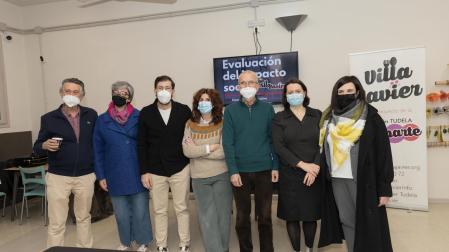 De izquierda a derecha: Joaquín Aramendía Zuazu, Ruth de Rioja Marcos, Javier Espinosa Ochoa, Eva Gurría Marco, Manuel Campillo Meseguer, Maite Laínez Romano y Pilar Sánchez Bazán