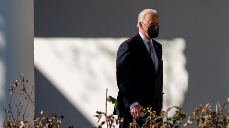 Joe Biden, fotografiado este viernes