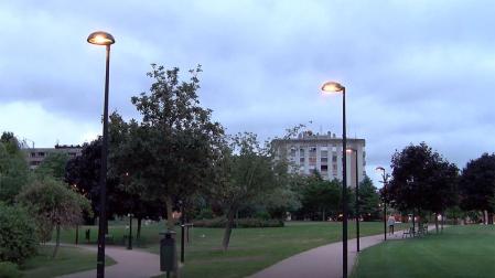Imagen de las nuevas luminarias.