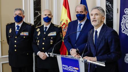 Reunión de Marlaska con la Dirección General de la Policía