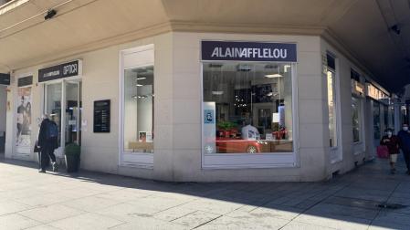 La tienda de Alain Affelou, en Carlos III con la calle Gorriti