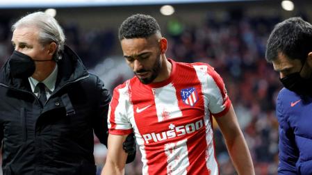 Cunha, lesionado en el partido contra el Levante