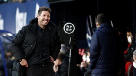Diego Pablo Simeone, en El Sadar