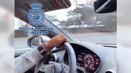 El joven detenido circuló a 113 km/h por el Paseo de la Castellana