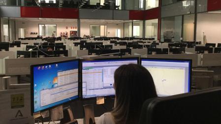 Sala regional de Emergencias 112 Andalucía.