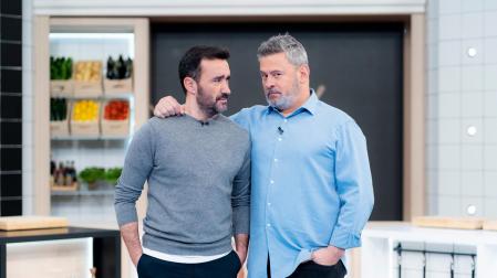 Juanma Castaño y Miki Nadal, pareja en 'Cinco tenedores'
