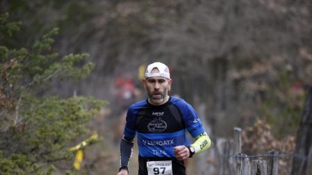 Participantes en el V Trail de Aibar disputado este domingo, 27 de febrero
