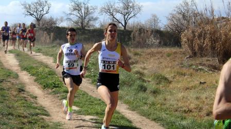 Participantes en el Campeonato Navarro de Cross Corto celebrado en Cascante