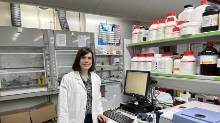 La investigadora Cristina Prieto, que lidera el proyecto