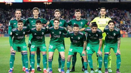 La alineación que presentó Jagoba Arrasate en el Camp Nou