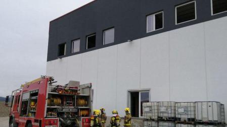 Los bomberos, en una actuación anterior