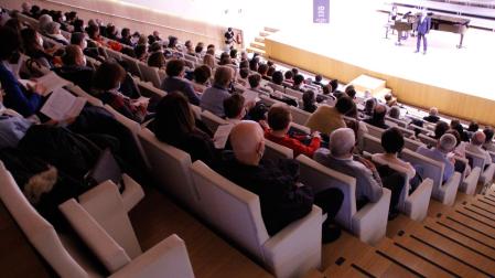 Concierto Solidario que la Fundación Profesionales Solidarios organizó junto al Conservatorio Superior de Música de Navarra en el Auditorio Fernando Remacha