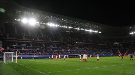 Panorámica de El Sadar en un partido de la presente temporada