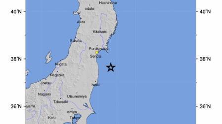 El epicentro del terremoto, cerca de la costa de Japón