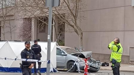 El ocupante de un coche ha disparado contra el de otro esta tarde en la plaza de Alsacia de Madrid