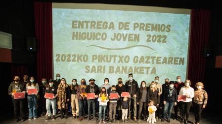 Los premiados en las diferentes categorías se fotografiaron tras la entrega de galardones