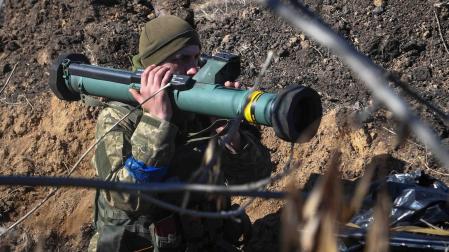 Un soldado ucraniano