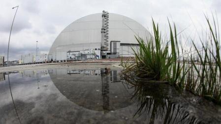 Foto de archivo de la central nuclear de Chernóbil