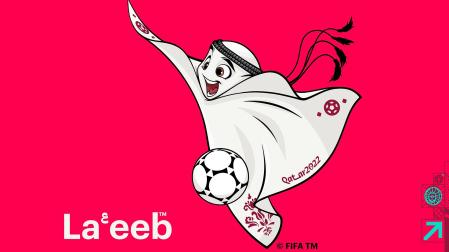 La'eeb, mascota oficial del Mundial de Catar