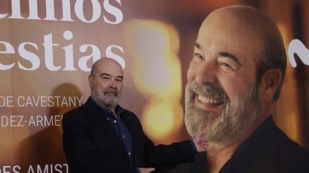 Antonio Resines, durante la presentación de su nueva serie