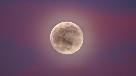 La luna rosa, uno de los fenómenos astronómicos del mes de abril