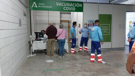 Punto de vacunación contra el covid-19 en Almería