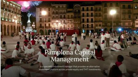 Portada de la web de Pamplona Capital Management