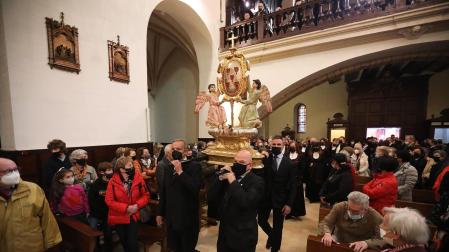 Función del Voto de las Cinco Llagas en la iglesia San Agustín de Pamplona
