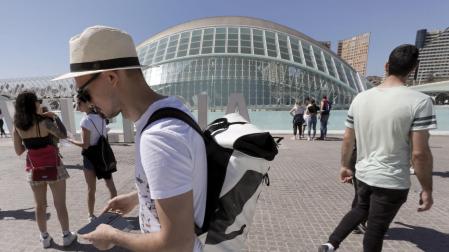Turistas en Valencia esta Semana Santa