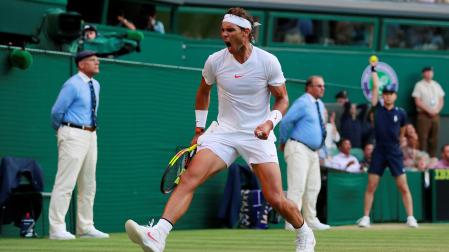 Imagen de archivo de Nadal en Wimbledon
