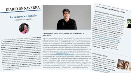 Varios boletines de familia de Diario de Navarra