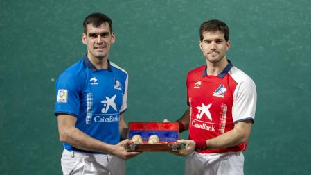 José Javier Zabaleta (izda) y Joseba Ezkurdia (dcha)