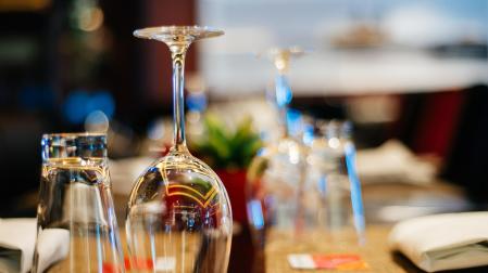 La mesa de un restaurante