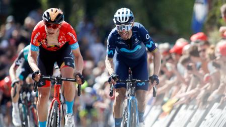 Alejandro Valverde, en la Flecha Valona.