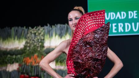 'Orquídea', diseño ganador del I Concurso de la Pasarela de Calahorra 'Ciudad de la Verdura'