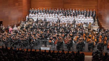 La Euskadiko Orkestra y el Orfeón Donostiarra reunirán en el escenario a más de 230 cantantes y músicos