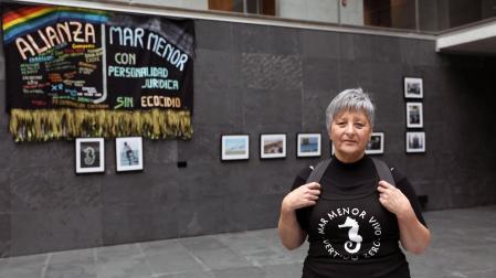 Exposición 'Una firma por el Mar Menor: fotografiando procesos', en el Parlamento de Navarra